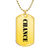 Chance - 18k Gold Finished Luxury Dog Tag Necklace