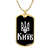 Kyiv v3 - 18k Gold Finished Luxury Dog Tag Necklace
