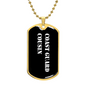 Coast Guard Cousin v3 - 18k Gold Finished Luxury Dog Tag Necklace