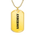 Anderson - 18k Gold Finished Luxury Dog Tag Necklace