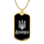 Dnipro v3 - 18k Gold Finished Luxury Dog Tag Necklace