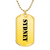 Sydney - 18k Gold Finished Luxury Dog Tag Necklace