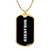 Mohammed v3 - 18k Gold Finished Luxury Dog Tag Necklace