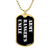 Army Ranger's Uncle v3 - 18k Gold Finished Luxury Dog Tag Necklace