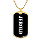 Jerold v3 - 18k Gold Finished Luxury Dog Tag Necklace
