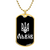 Lviv v3 - 18k Gold Finished Luxury Dog Tag Necklace