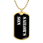 Sailor's Son v3 - 18k Gold Finished Luxury Dog Tag Necklace