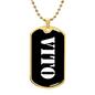 Vito v3 - 18k Gold Finished Luxury Dog Tag Necklace
