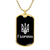 Halychyna v3 - 18k Gold Finished Luxury Dog Tag Necklace