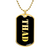 Thad v2 - 18k Gold Finished Luxury Dog Tag Necklace