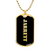 Jarrett v2 - 18k Gold Finished Luxury Dog Tag Necklace