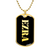 Ezra v2 - 18k Gold Finished Luxury Dog Tag Necklace