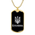 Bukovyna v3 - 18k Gold Finished Luxury Dog Tag Necklace