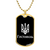 Hostomel v3 - 18k Gold Finished Luxury Dog Tag Necklace
