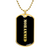 Mohammed v2 - 18k Gold Finished Luxury Dog Tag Necklace