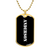 Anderson v3 - 18k Gold Finished Luxury Dog Tag Necklace