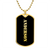 Anderson v2 - 18k Gold Finished Luxury Dog Tag Necklace