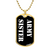 Army Sister v3 - 18k Gold Finished Luxury Dog Tag Necklace