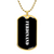 Ferdinand v3 - 18k Gold Finished Luxury Dog Tag Necklace