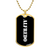 Alfredo v3 - 18k Gold Finished Luxury Dog Tag Necklace