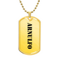 Arnulfo - 18k Gold Finished Luxury Dog Tag Necklace