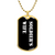 Soldier's Wife v3 - 18k Gold Finished Luxury Dog Tag Necklace