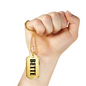 Bette v01 - 18k Gold Finished Luxury Dog Tag Necklace