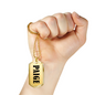 Paige v01 - 18k Gold Finished Luxury Dog Tag Necklace