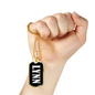 Lynn v01w - 18k Gold Finished Luxury Dog Tag Necklace