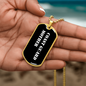 Coast Guard Mother v3 - 18k Gold Finished Luxury Dog Tag Necklace