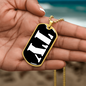Ty v3 - 18k Gold Finished Luxury Dog Tag Necklace