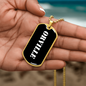 Orville v3 - 18k Gold Finished Luxury Dog Tag Necklace