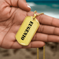 Eugenio - 18k Gold Finished Luxury Dog Tag Necklace