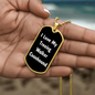 Love My Treeing Walker Coonhound v6 - 18k Gold Finished Luxury Dog Tag Necklace