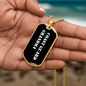 Coast Guard Grandma v3 - 18k Gold Finished Luxury Dog Tag Necklace