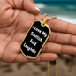 Love My Scottish Fold Longhair v3 - 18k Gold Finished Luxury Dog Tag Necklace