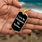 Love My Chesapeake Bay Retriever v6 - 18k Gold Finished Luxury Dog Tag Necklace