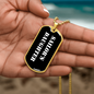Sailor's Daughter v3 - 18k Gold Finished Luxury Dog Tag Necklace