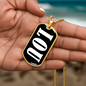 Lou v03 - 18k Gold Finished Luxury Dog Tag Necklace