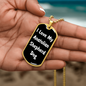 Love My Anatolian Shepherd Dog v6 - 18k Gold Finished Luxury Dog Tag Necklace