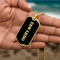 Edwardo v2 - 18k Gold Finished Luxury Dog Tag Necklace