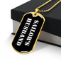 Sailor's Husband v3 - 18k Gold Finished Luxury Dog Tag Necklace