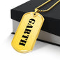 Garth - 18k Gold Finished Luxury Dog Tag Necklace