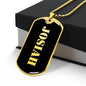 Josiah v2 - 18k Gold Finished Luxury Dog Tag Necklace