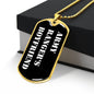 Army Ranger's Boyfriend v3 - 18k Gold Finished Luxury Dog Tag Necklace