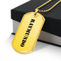 Raymundo - 18k Gold Finished Luxury Dog Tag Necklace