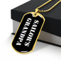 Sailor's Grandpa v3 - 18k Gold Finished Luxury Dog Tag Necklace