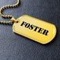 Foster - 18k Gold Finished Luxury Dog Tag Necklace