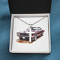 Muscle Car 10 - Stainless Steel Ball Chain Cross Necklace