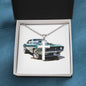 Muscle Car 09 - Stainless Steel Ball Chain Cross Necklace